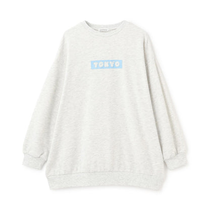 背面印花連衣裙