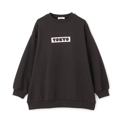 背面印花連衣裙