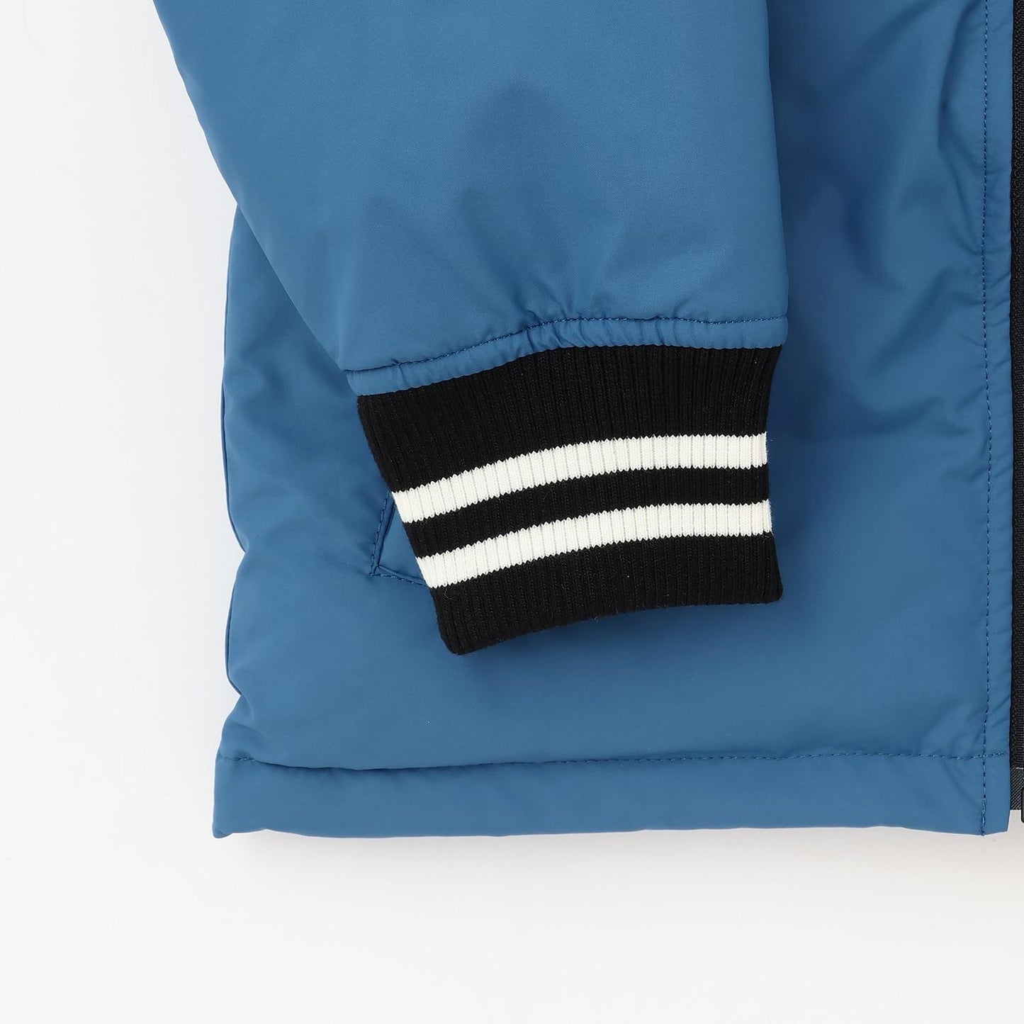 レアテック中綿夾克（袖口條紋羅紋）