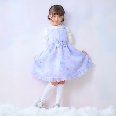 魔法圖案連衣裙&襯衫套裝