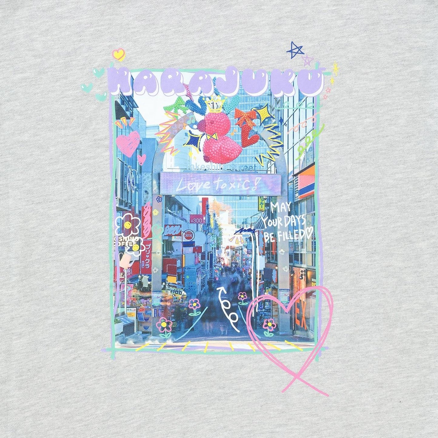 背面印花連衣裙