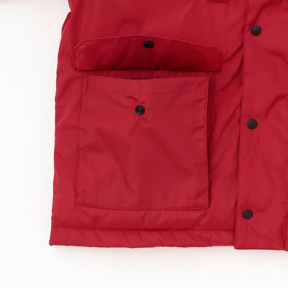 稀有科技中棉夾克（暗釦門襟・翻蓋口袋）