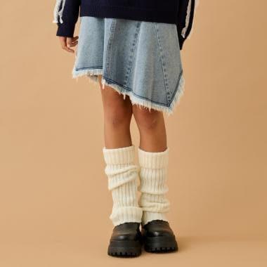 下襬拼接復古半身裙