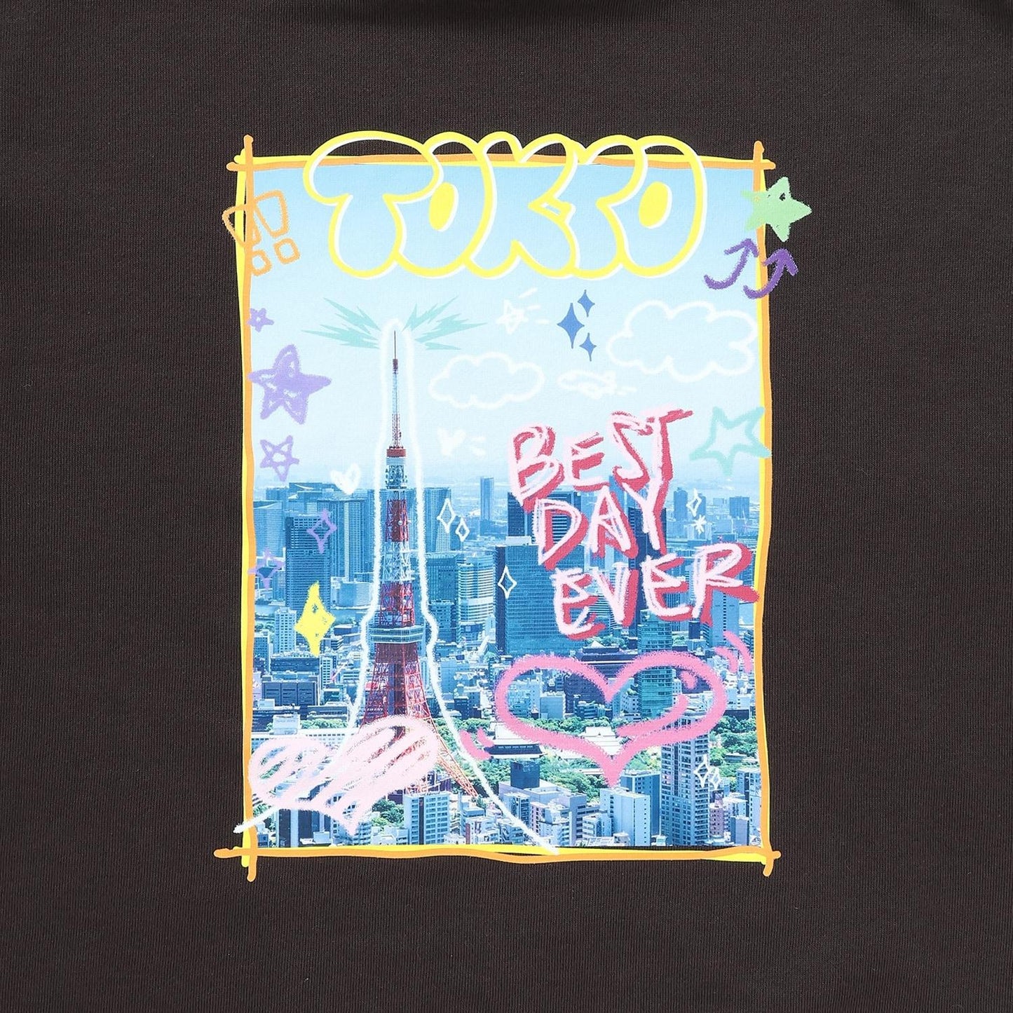 背面印花連衣裙