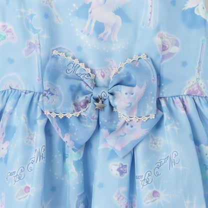 魔法圖案連衣裙&襯衫套裝