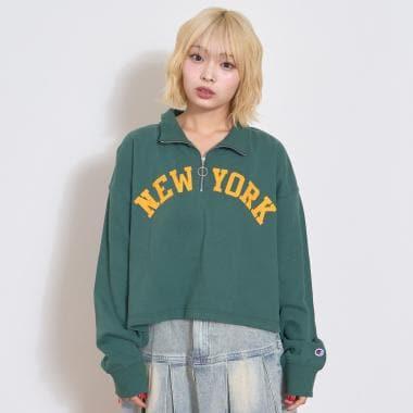 【Champion】半拉鍊套頭衫