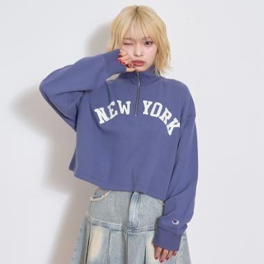 【Champion】半拉鍊套頭衫