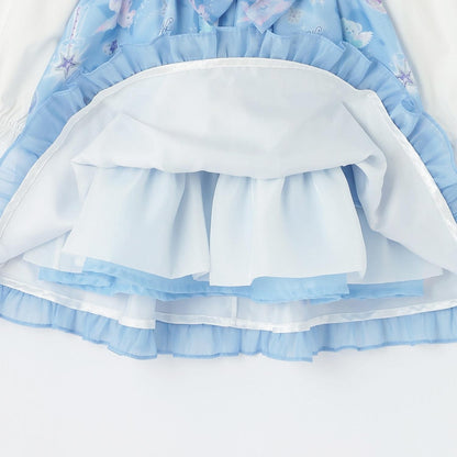 魔法圖案連衣裙&襯衫套裝