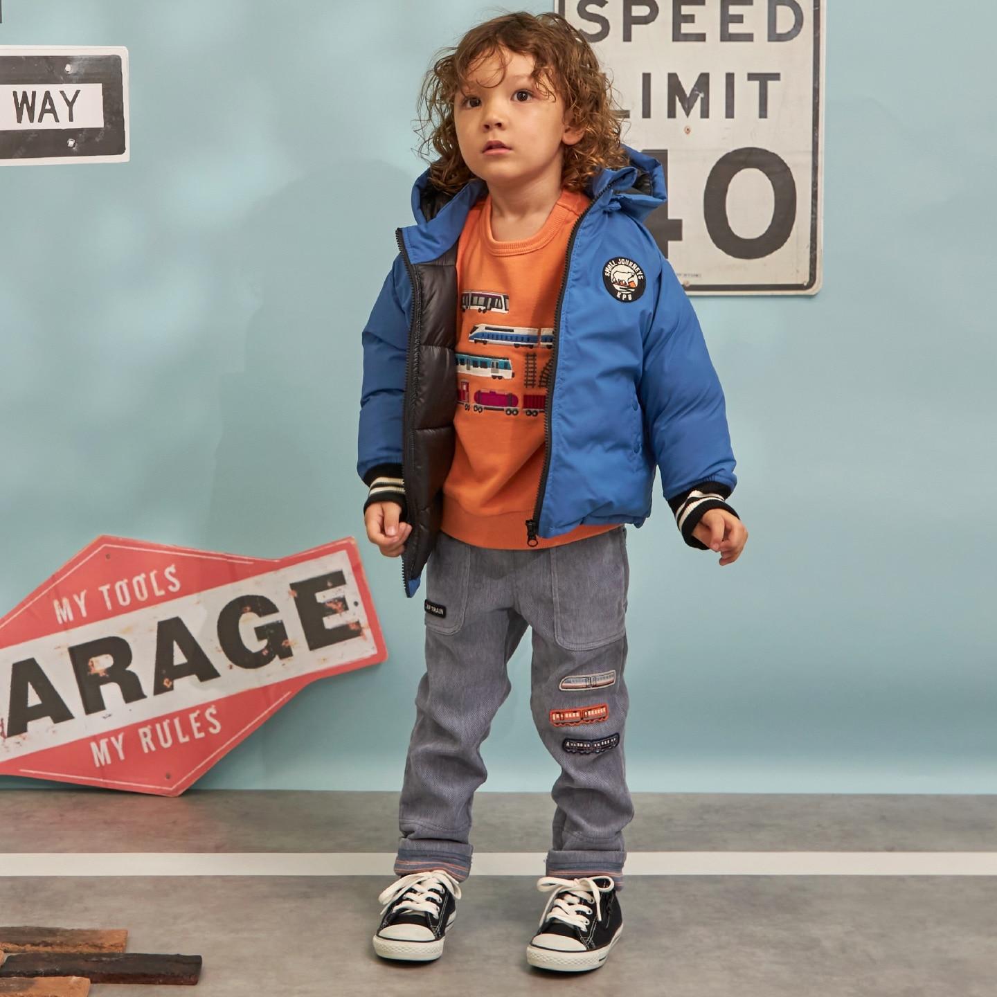 レアテック中綿夾克（袖口條紋羅紋）