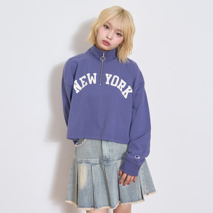 【Champion】半拉鍊套頭衫