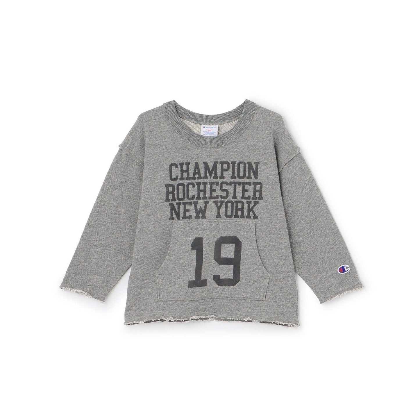 【champion】數字印花口袋衛衣（尺碼：100~150）