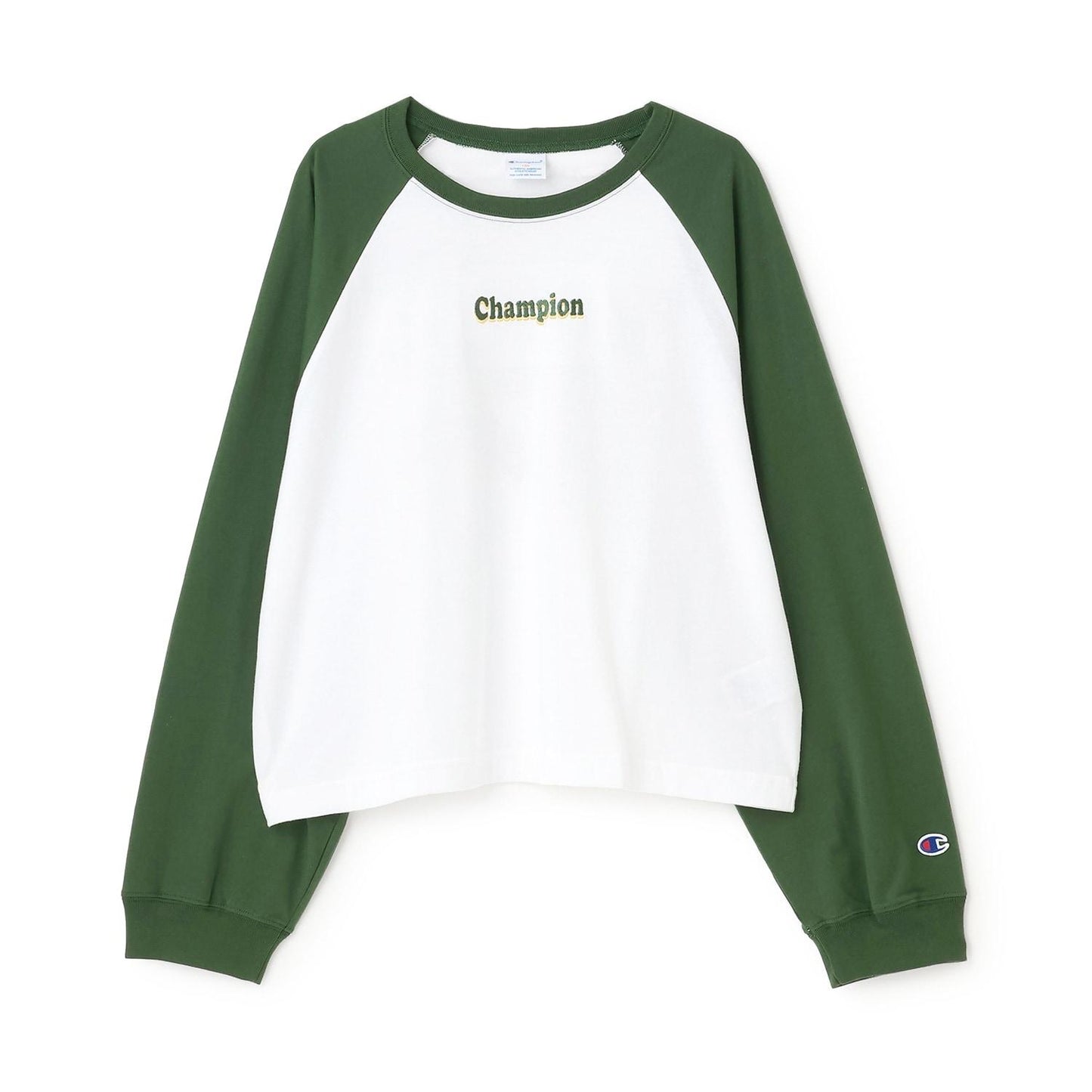 【Champion】【純棉100%】插肩長袖T恤