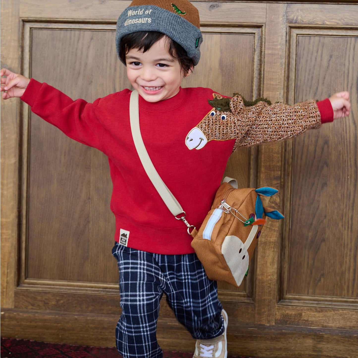 馬造型雙肩包斜挎包