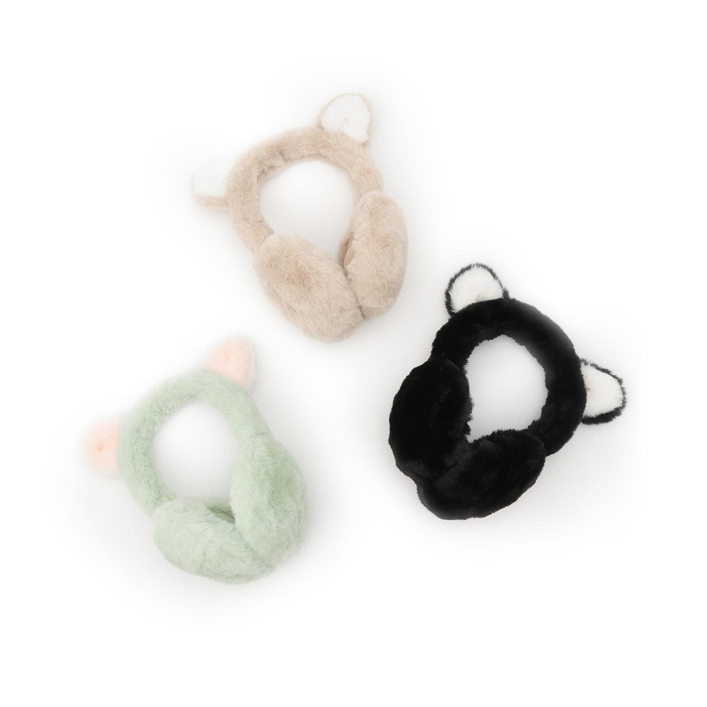 貓耳毛絨耳罩