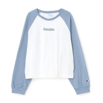 【Champion】【純棉100%】插肩長袖T恤