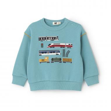 電車貼布繡衛衣