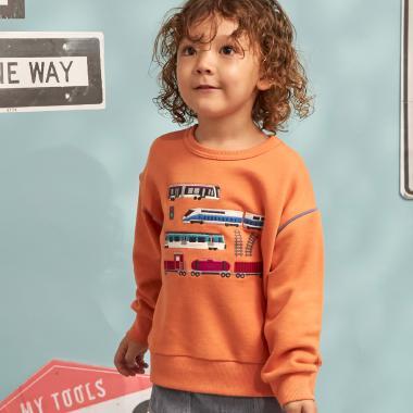 電車貼布繡衛衣