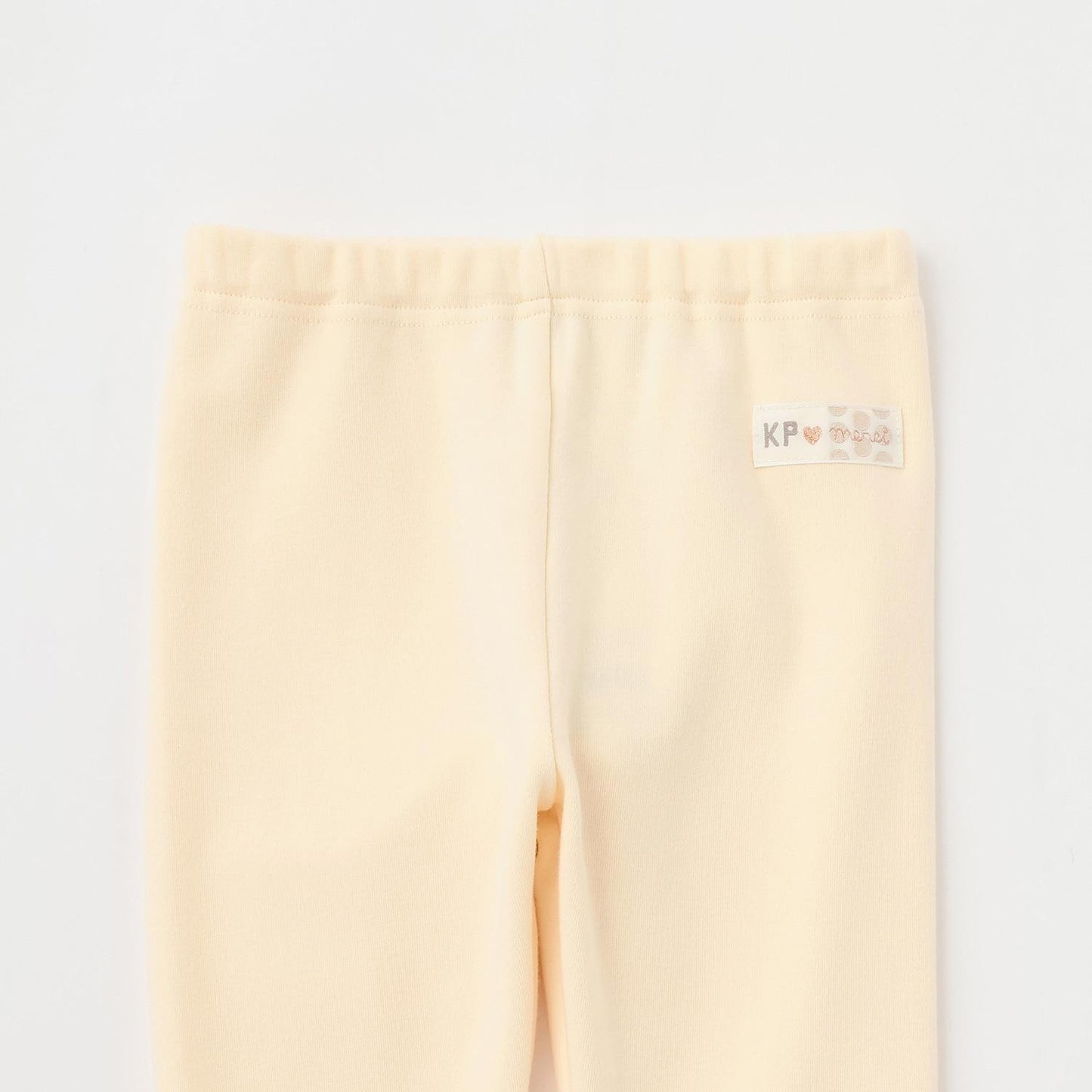 側邊荷葉邊光滑內加絨打底褲