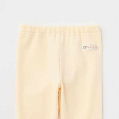 側邊荷葉邊光滑內加絨打底褲