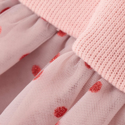 亮片波點嬰兒連體衣