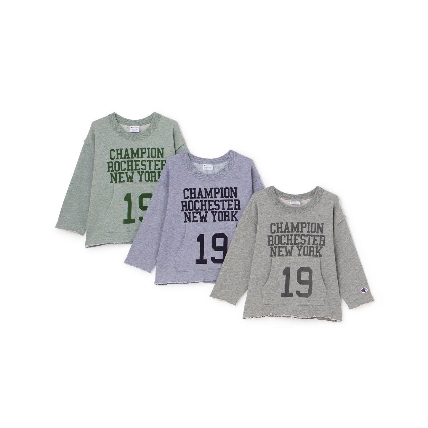 【champion】數字印花口袋衛衣（尺碼：100~150）