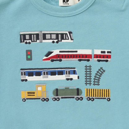 電車貼布繡衛衣