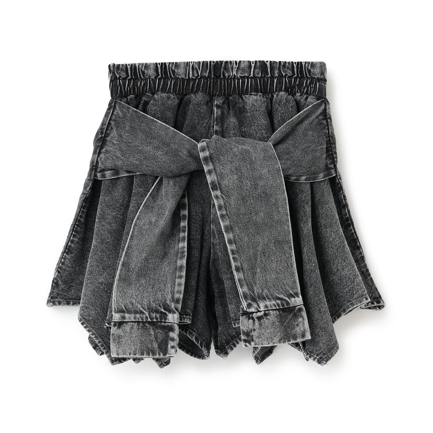 【LTXC】腰帶式牛仔裙褲