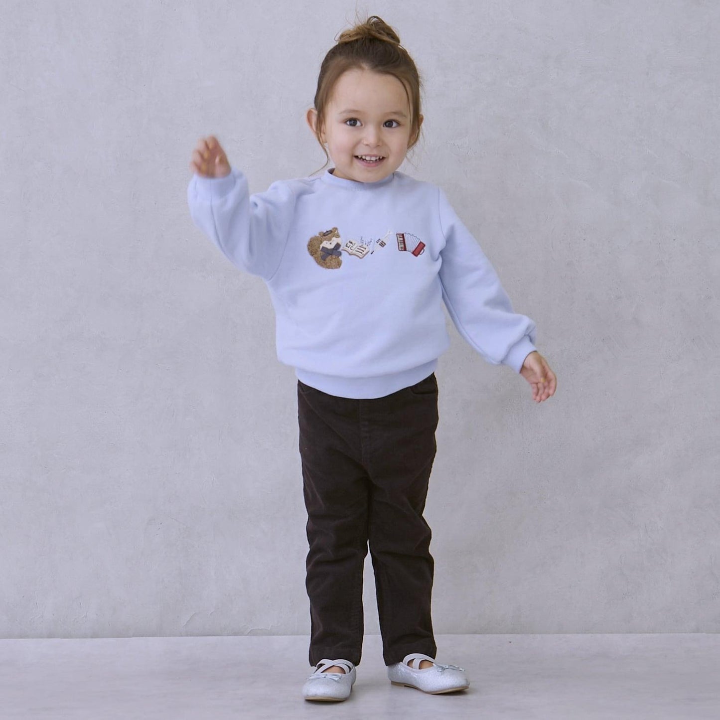 【フワのびっと】拼接貼布衛衣