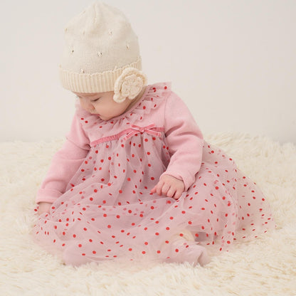 亮片波點嬰兒連體衣