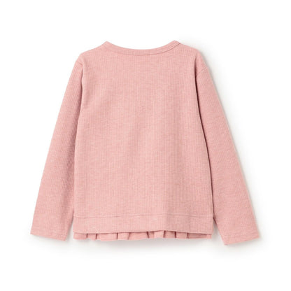 十字刺繡羅紋雙面衛衣