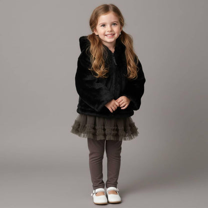 貓咪絨毛連帽衫托特包