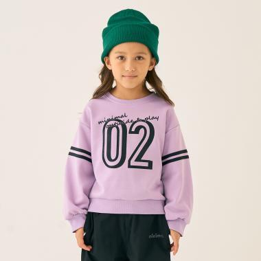 拼色植絨印花衛衣