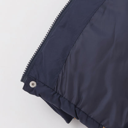 拼接刺繡加棉夾克