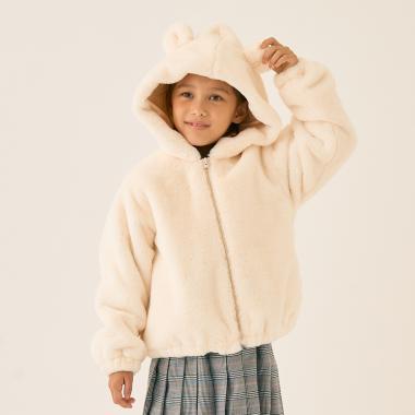 仿皮草飛行夾克