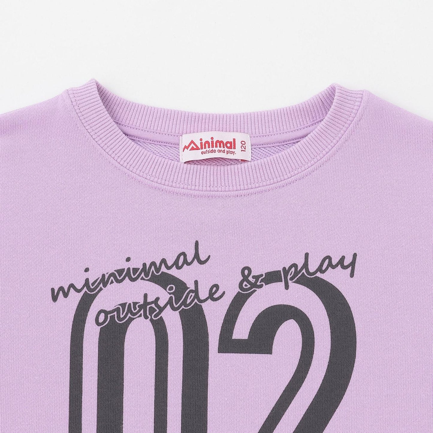 拼色植絨印花衛衣