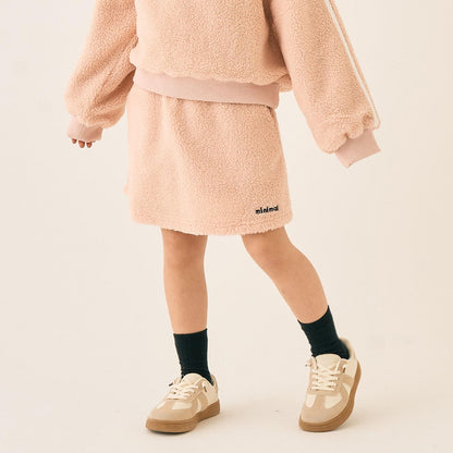 羊羔絨半身裙