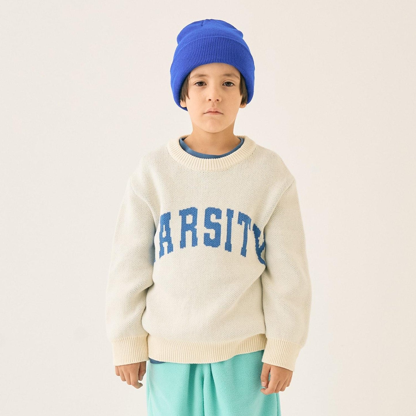 【可機洗】標誌針織衫