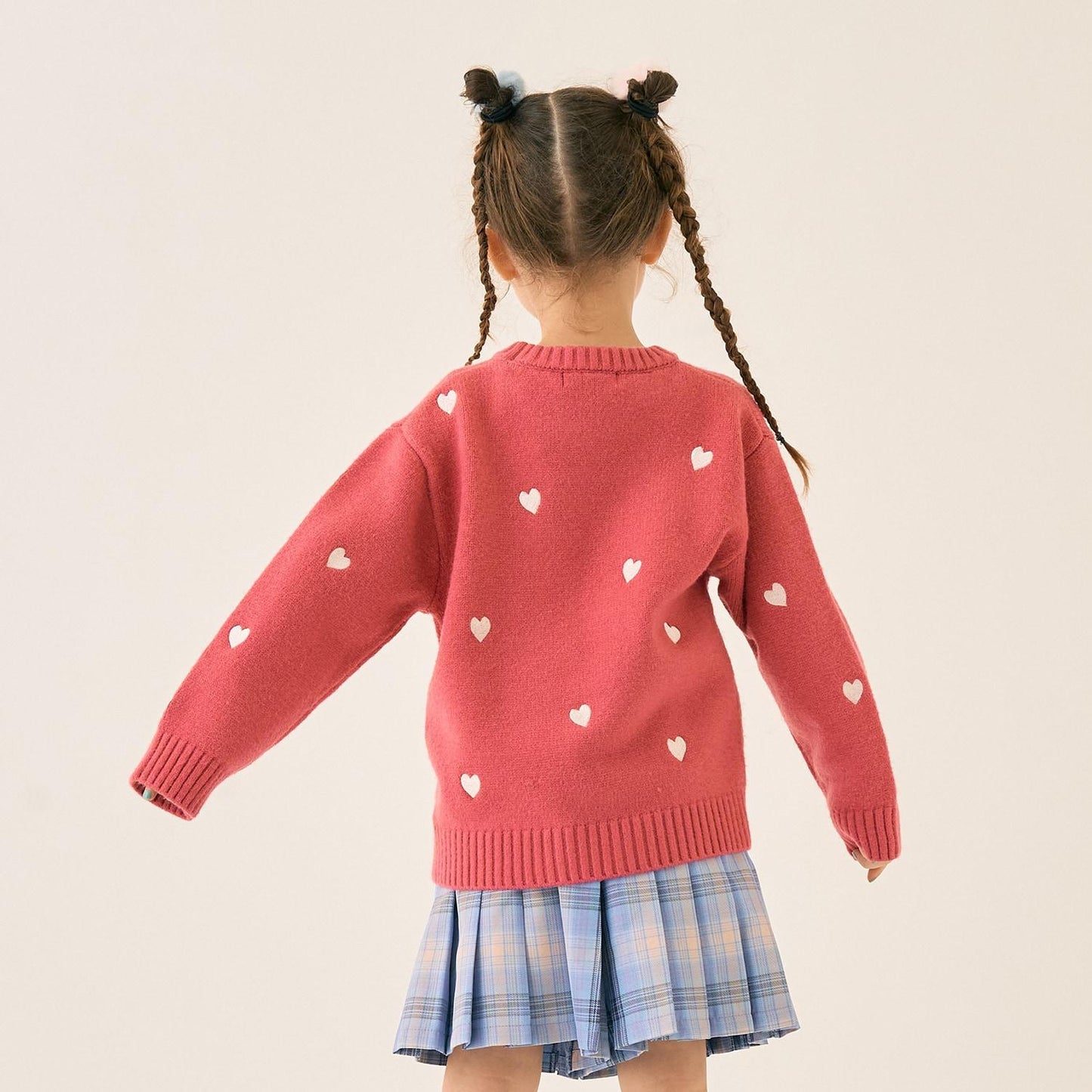 愛心刺繡針織衫