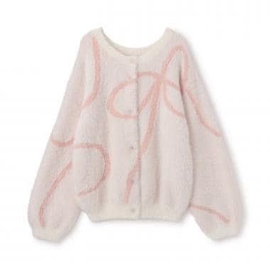 【リンク】長絨針織圖案開衫