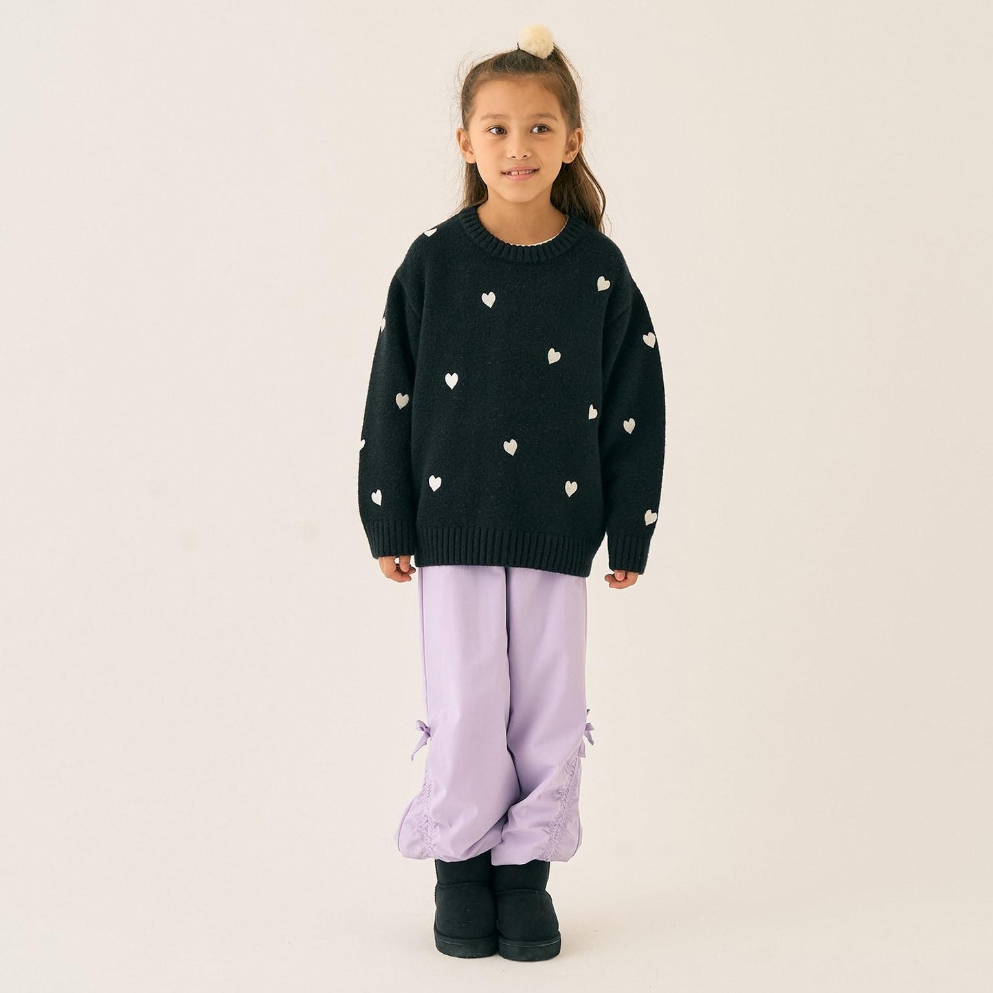 愛心刺繡針織衫