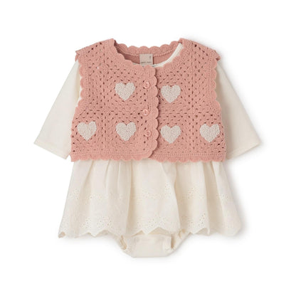 【リンク】鉤針背心連體衣