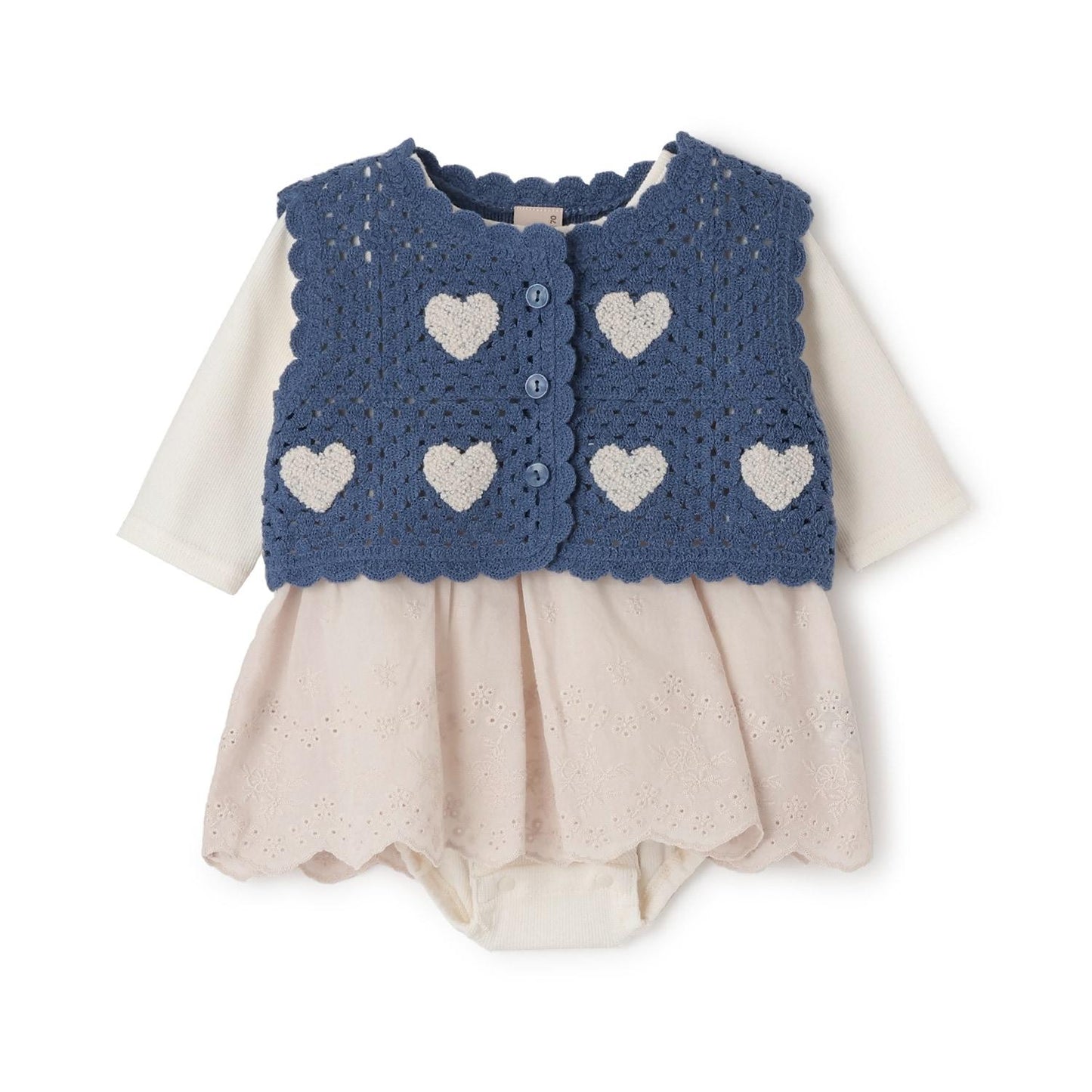 【リンク】鉤針背心連體衣