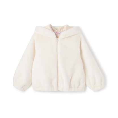 仿皮草飛行夾克