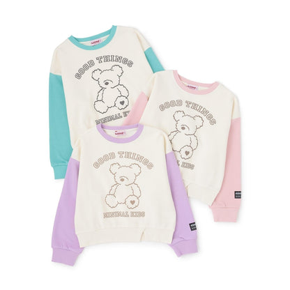 熊系列加絨套頭衫