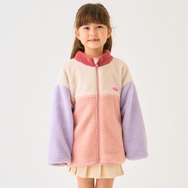 雙面配色羊羔絨外套