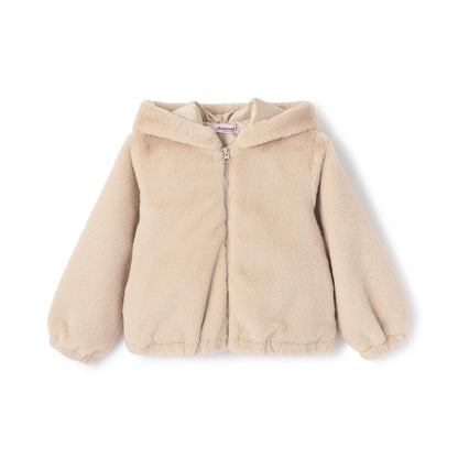 仿皮草飛行夾克