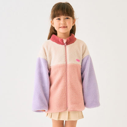 雙面配色羊羔絨外套