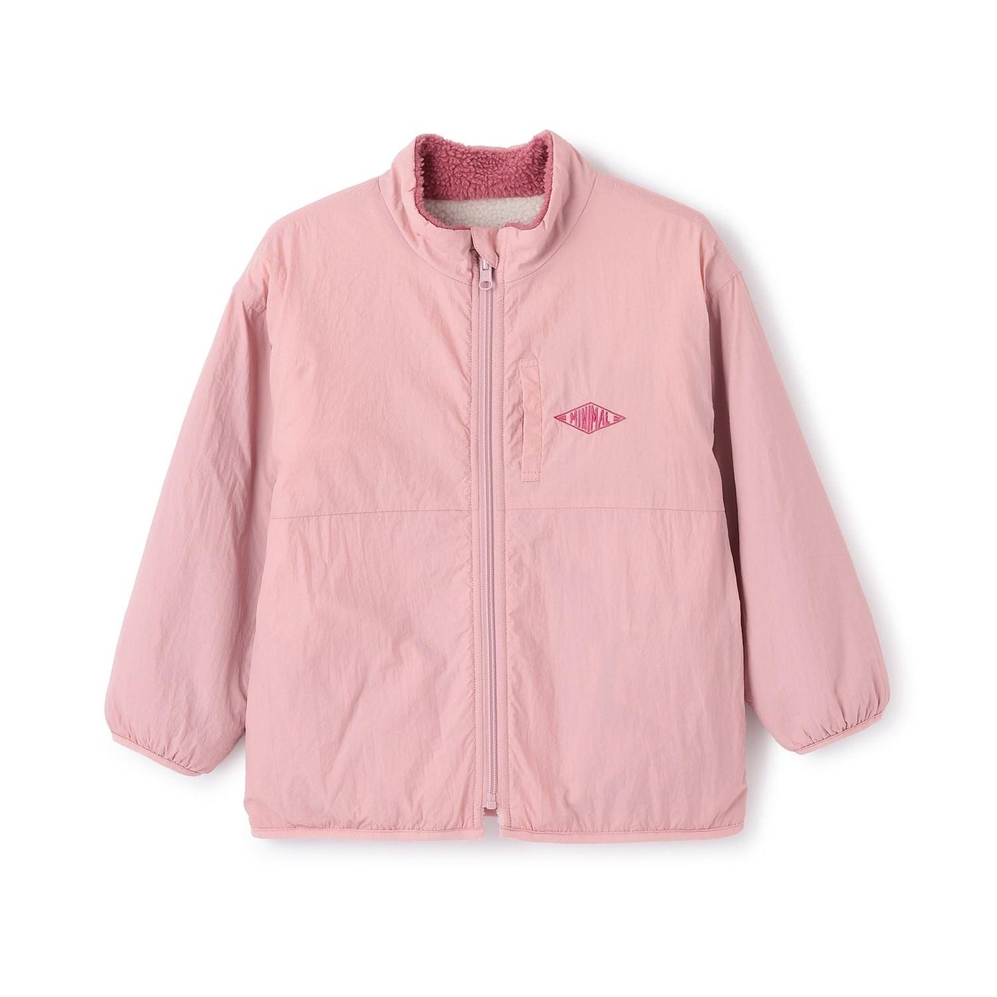 雙面配色羊羔絨外套