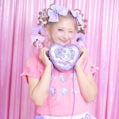 【しなこちゃん】應援心形單肩包