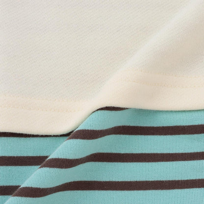 假兩件袖層疊設計衛衣